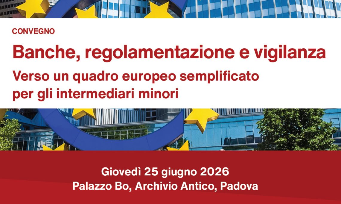 locandina Banche regolamentazione e vigilanza